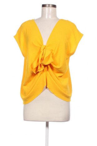 Дамска блуза Zara, Размер S, Цвят Жълт, Цена 13,89 лв.