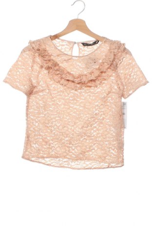 Дамска блуза Zara, Размер XS, Цвят Розов, Цена 29,89 лв.