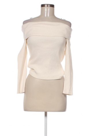 Дамска блуза Zara, Размер L, Цвят Екрю, Цена 14,40 лв.