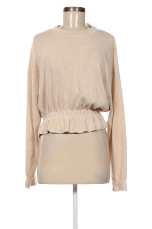Дамска блуза Zara, Размер S, Цвят Бежов, Цена 9,60 лв.