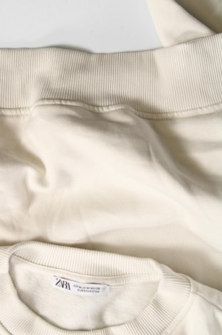 Дамска блуза Zara, Размер M, Цвят Екрю, Цена 10,80 лв.