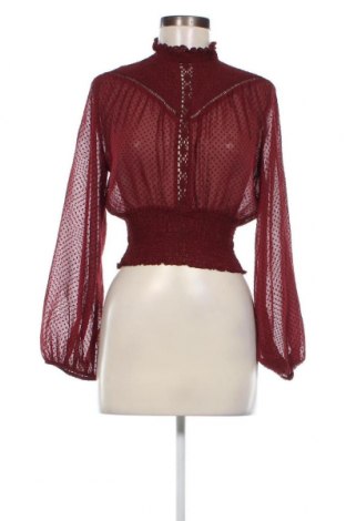 Дамска блуза Zara, Размер XS, Цвят Червен, Цена 10,80 лв.