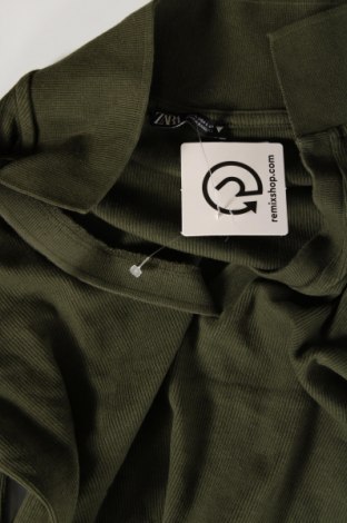 Дамска блуза Zara, Размер L, Цвят Зелен, Цена 6,48 лв.