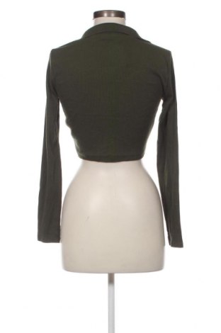 Дамска блуза Zara, Размер L, Цвят Зелен, Цена 6,48 лв.