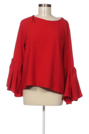 Дамска блуза Zara, Размер XL, Цвят Червен, Цена 14,40 лв.