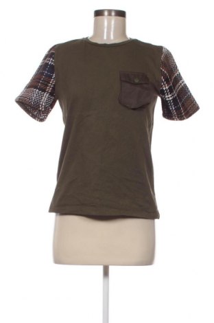 Дамска блуза Zara, Размер M, Цвят Зелен, Цена 16,00 лв.