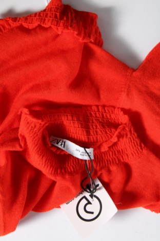 Bluză de femei Zara, Mărime S, Culoare Roșu, Preț 27,63 Lei