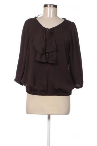 Дамска блуза Zara, Размер L, Цвят Кафяв, Цена 24,00 лв.