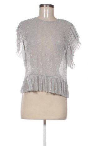 Дамска блуза Zara, Размер S, Цвят Сив, Цена 18,00 лв.