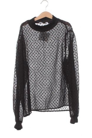 Дамска блуза Zara, Размер XS, Цвят Черен, Цена 11,36 лв.