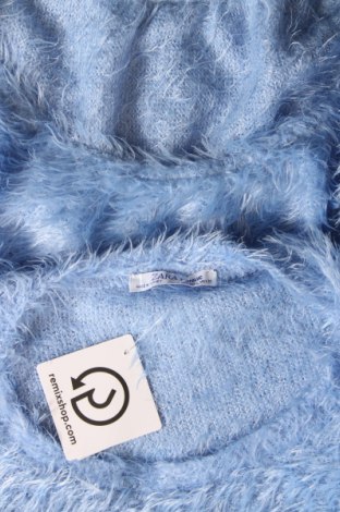 Γυναικεία μπλούζα Zara, Μέγεθος L, Χρώμα Μπλέ, Τιμή 6,68 €