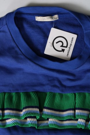 Γυναικεία μπλούζα Zara Trafaluc, Μέγεθος M, Χρώμα Μπλέ, Τιμή 11,13 €