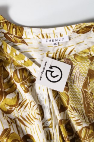 Дамска блуза Zhenzi, Размер XL, Цвят Многоцветен, Цена 15,17 лв.