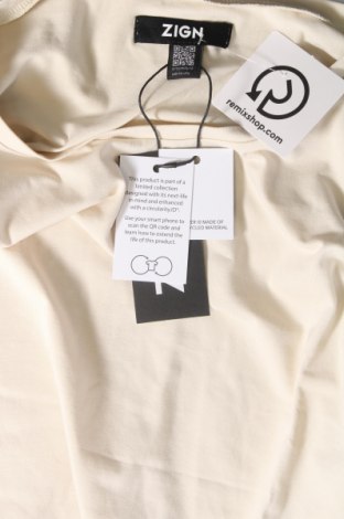 Γυναικεία μπλούζα Zign, Μέγεθος XL, Χρώμα  Μπέζ, Τιμή 37,11 €
