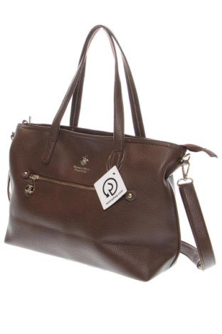 Γυναικεία τσάντα Beverly Hills Polo Club, Χρώμα Καφέ, Τιμή 75,32 €