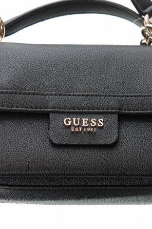 Дамска чанта Guess, Цвят Черен, Цена 225,04 лв.
