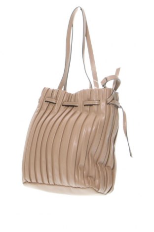Γυναικεία τσάντα Zara, Χρώμα  Μπέζ, Τιμή 12,37 €