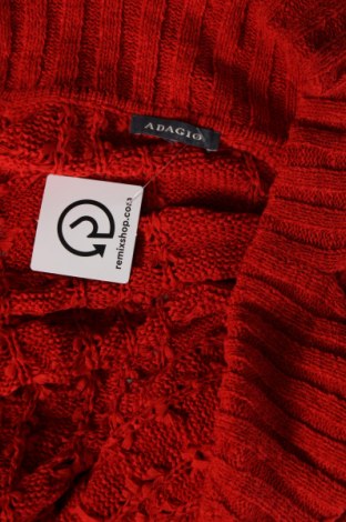 Γυναικεία ζακέτα Adagio, Μέγεθος XL, Χρώμα Κόκκινο, Τιμή 17,94 €
