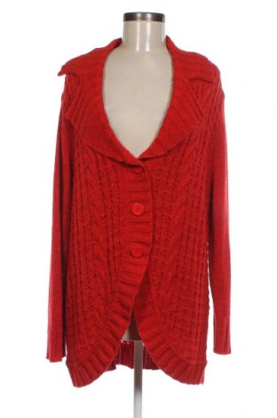 Γυναικεία ζακέτα Adagio, Μέγεθος XL, Χρώμα Κόκκινο, Τιμή 17,94 €
