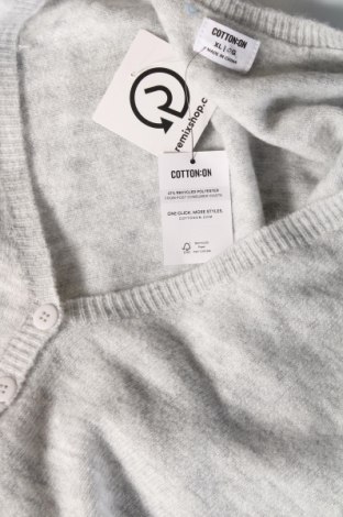 Damen Strickjacke Cotton On, Größe XL, Farbe Grau, Preis € 4,27