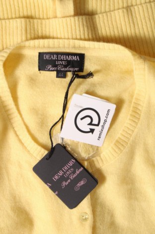 Γυναικεία ζακέτα Dear Dharma, Μέγεθος XL, Χρώμα Κίτρινο, Τιμή 57,53 €