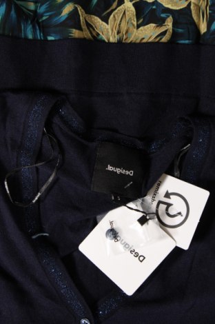 Damen Strickjacke Desigual, Größe S, Farbe Blau, Preis 39,69 €