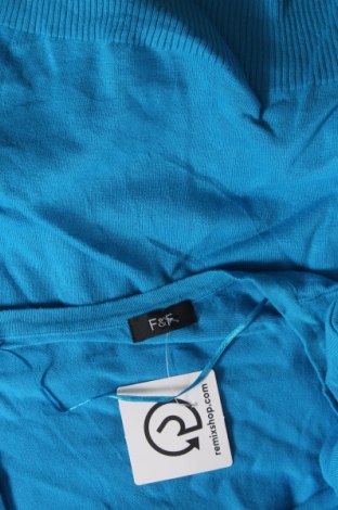 Damen Strickjacke F&F, Größe XL, Farbe Blau, Preis 20,18 €