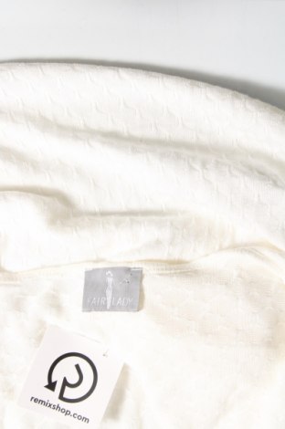 Γυναικεία ζακέτα Fair Lady, Μέγεθος XL, Χρώμα Λευκό, Τιμή 9,69 €
