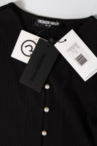 Γυναικεία ζακέτα Fashion Union, Μέγεθος S, Χρώμα Μαύρο, Τιμή 10,32 €