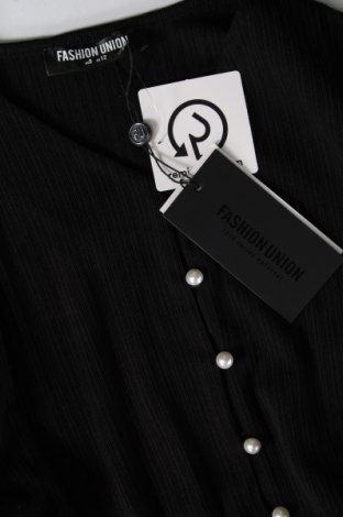 Дамска жилетка Fashion Union, Размер M, Цвят Черен, Цена 18,60 лв.