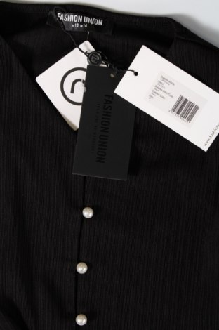 Дамска жилетка Fashion Union, Размер L, Цвят Черен, Цена 8,70 лв.
