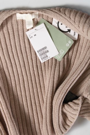 Cardigan de damă H&M, Mărime XS, Culoare Bej, Preț 68,09 Lei