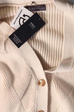 Cardigan de damă Marks & Spencer, Mărime L, Culoare Bej, Preț 177,63 Lei