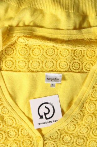 Γυναικεία ζακέτα Mayerline, Μέγεθος L, Χρώμα Κίτρινο, Τιμή 11,15 €