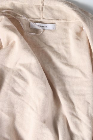Γυναικεία ζακέτα Reserved, Μέγεθος XL, Χρώμα  Μπέζ, Τιμή 4,47 €