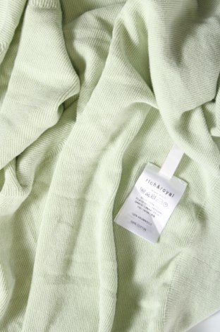 Γυναικεία ζακέτα Rich & Royal, Μέγεθος M, Χρώμα Πράσινο, Τιμή 15,73 €