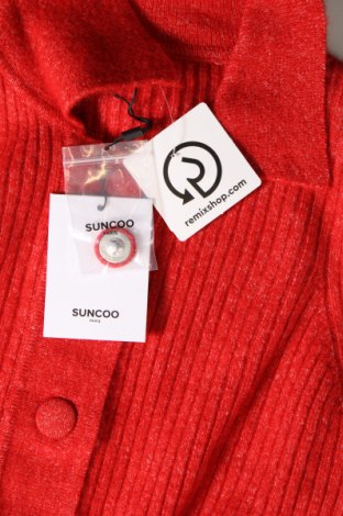 Γυναικεία ζακέτα SUNCOO, Μέγεθος S, Χρώμα Κόκκινο, Τιμή 38,97 €