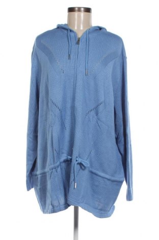 Damen Strickjacke Sheego, Größe 3XL, Farbe Blau, Preis 28,76 €