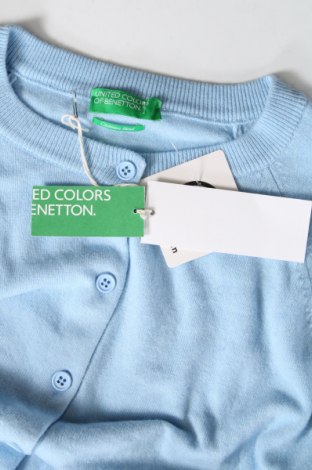 Дамска жилетка United Colors Of Benetton, Размер S, Цвят Син, Цена 93,00 лв.