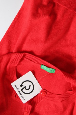Damen Strickjacke United Colors Of Benetton, Größe XS, Farbe Rot, Preis 24,36 €