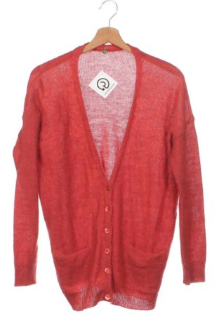 Damen Strickjacke United Colors Of Benetton, Größe XS, Farbe Rot, Preis 11,41 €