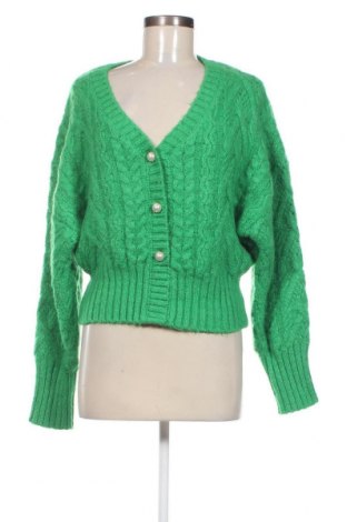 Damen Strickjacke Zara, Größe L, Farbe Grün, Preis 16,70 €