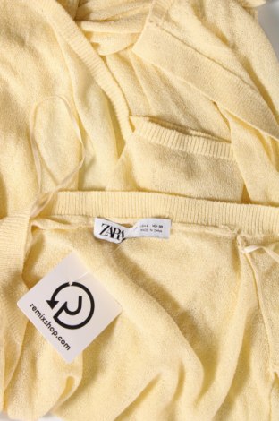 Γυναικεία ζακέτα Zara, Μέγεθος L, Χρώμα Εκρού, Τιμή 7,67 €
