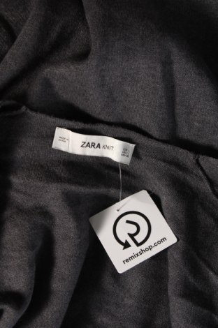 Cardigan de damă Zara Knitwear, Mărime L, Culoare Gri, Preț 78,95 Lei