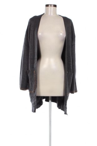 Дамска жилетка Zara Knitwear, Размер L, Цвят Сив, Цена 4,56 лв.