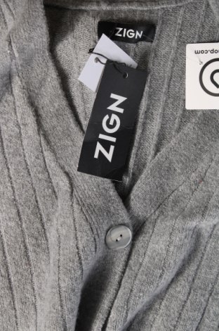 Γυναικεία ζακέτα Zign, Μέγεθος XS, Χρώμα Γκρί, Τιμή 10,76 €