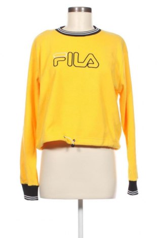 Γυναικεία μπλούζα fleece FILA, Μέγεθος M, Χρώμα Κίτρινο, Τιμή 12,62 €