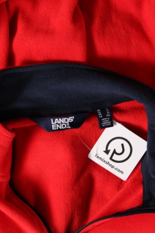 Damska bluzka z polaru Lands' End, Rozmiar XL, Kolor Czerwony, Cena 73,57 zł