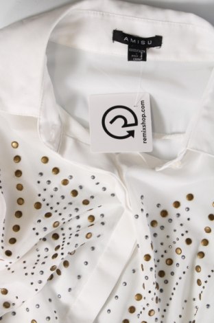 Γυναικείο πουκάμισο Amisu, Μέγεθος L, Χρώμα Λευκό, Τιμή 12,66 €