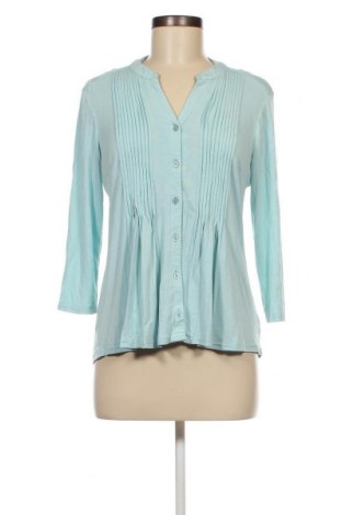 Γυναικείο πουκάμισο Bonmarche, Μέγεθος L, Χρώμα Μπλέ, Τιμή 18,03 €